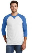 New Era ® Sueded Cotton Blend 3/4-Sleeve Baseball Raglan Tee